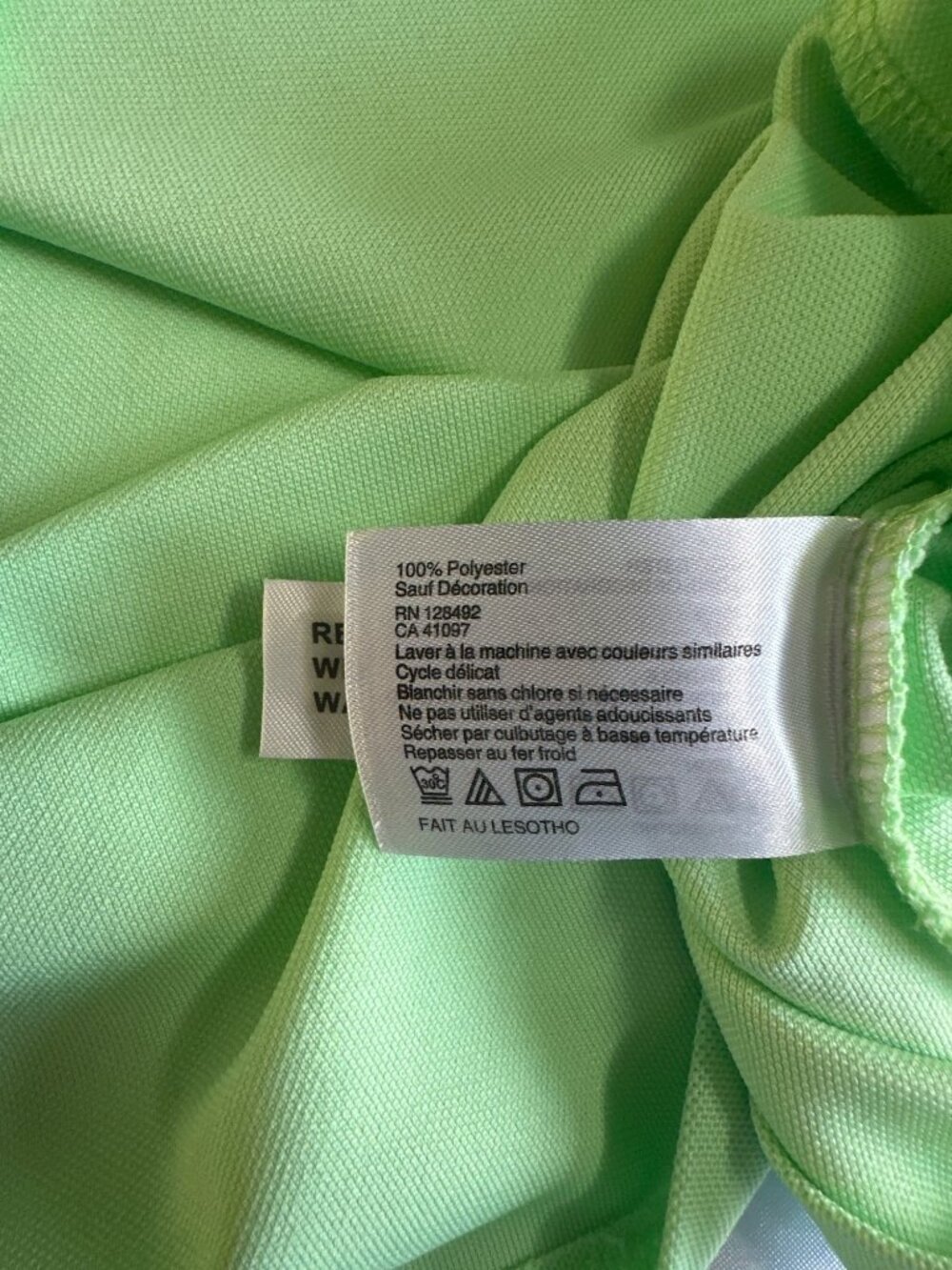 Greg Norman Womens Sleeveless Lime Green Polo Shirt XL Lightweight Golf Top - Picture 8 of 8